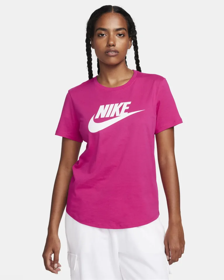 Nike Logo Damen T-Shirt (pink)