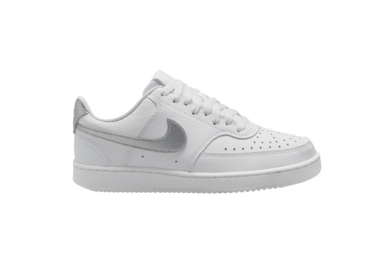 Nike Court Vision Low Damen Sneaker (weiß/silber)
