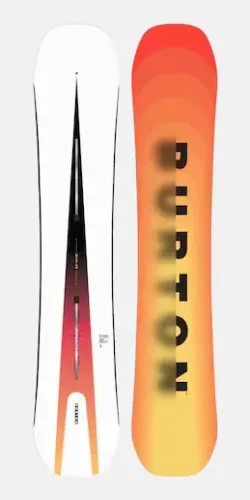 Burton Custom Camber Snowboard 170cm Wide (weiß/rot)