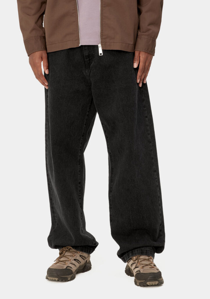 Carhartt Wip Landon Loose Fit Jeans Hose stone washed (schwarz)