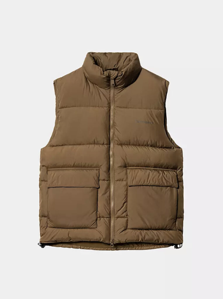 Carhartt Wip Springfield Puffer Weste gr.M (braun)