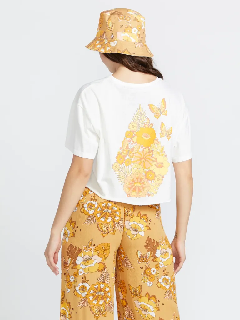 Volcom Sun Keep Crooped Damen T-Shirt (weiß)