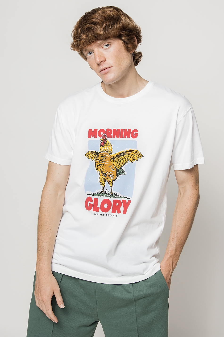 Kaotiko Morning Glory T-Shirt (weiß)