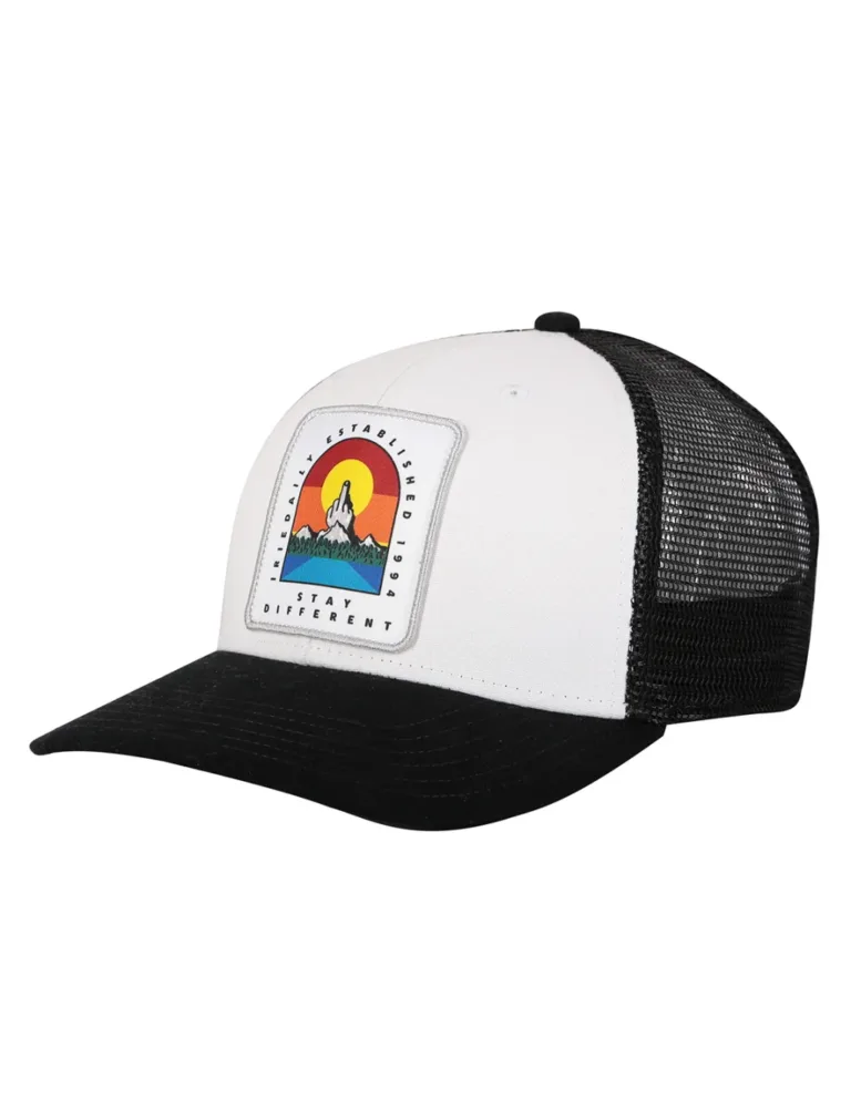 Iriedaily Stonefinger Mesh Trucker Cap (weiß/schwarz)