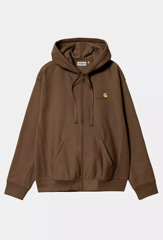 Carhartt Wip American Kapuzen Zip Pullover (braun)