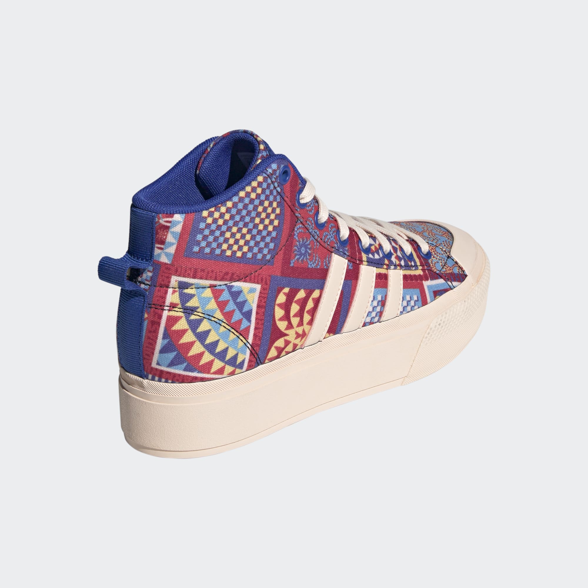 Adidas Bravada Platform Damen Sneaker rot blau meinsportline