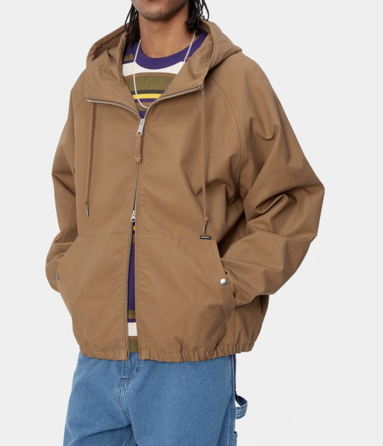Carhartt Wip Madock Sommer Jacke Hamilton Brown gr.L (braun)