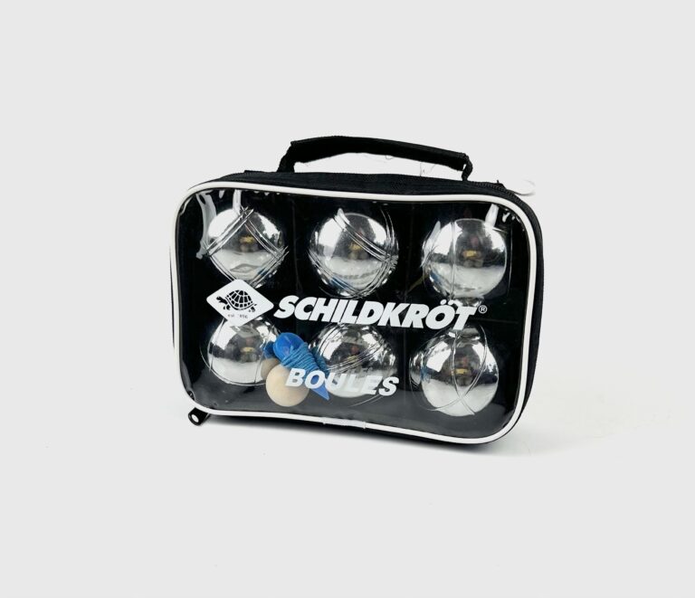 Schlidkröt  Boccia Set (silber)