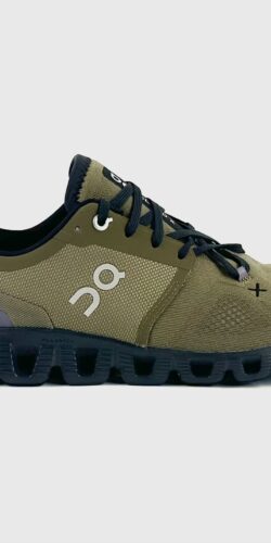 ON Cloud X 3 Runner Sneaker (grün/schwarz)