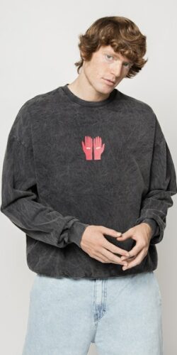 Kaotiko Sonora Washed Sweatshirt (schwarz)