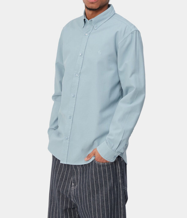 Carhartt Wip Bolton Button Down Hemd Frosted Blue (blau)