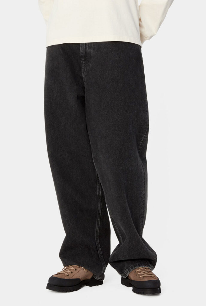 Carhartt Wip Brandon Damen Jeans Black Stone Washed (schwarz)