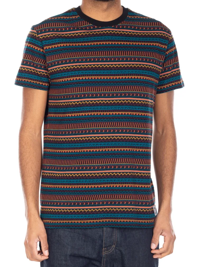 Iriedaily Chop Chop Nightforest T-Shirt (blau/rot)