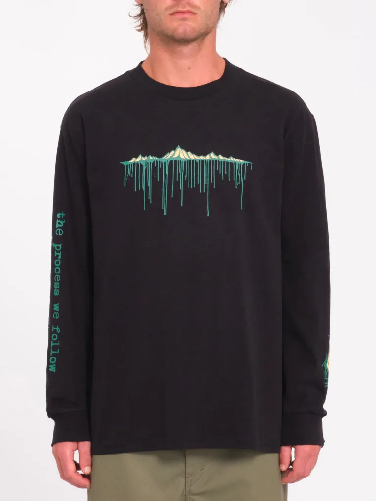 Volcom Iguchi Longshirt gr.M (schwarz)