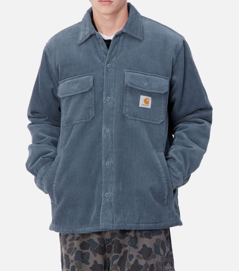 Carhartt Wip Whitsome Cord Shirt Jacke Positano (blau) Gr. S