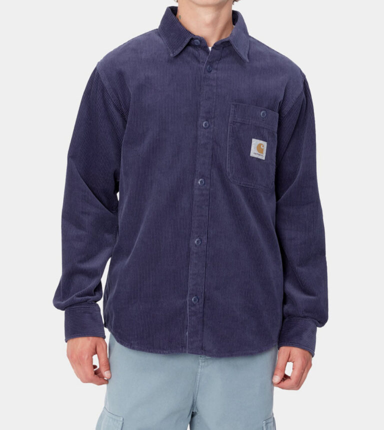 Carhartt Wip Flint Shirt Cord Hemd Aura (lila)