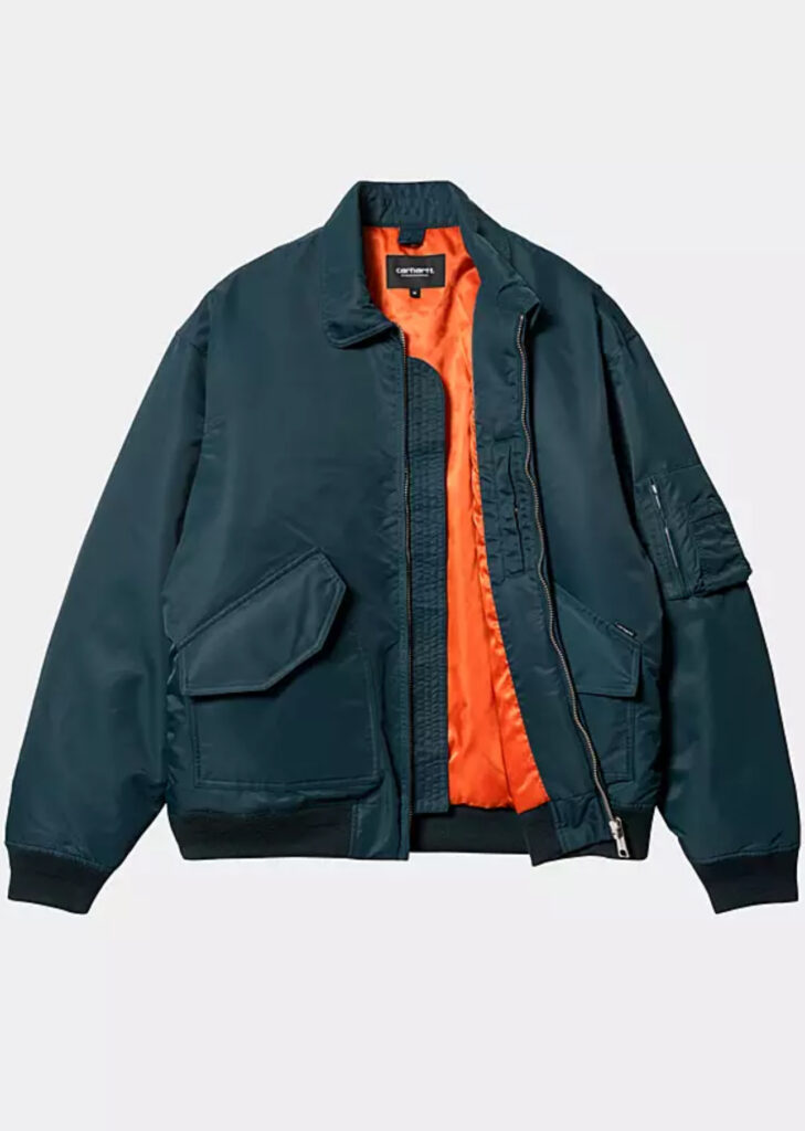 Carhartt Wip Olten Bomber Jacke Duck Blue (blau)
