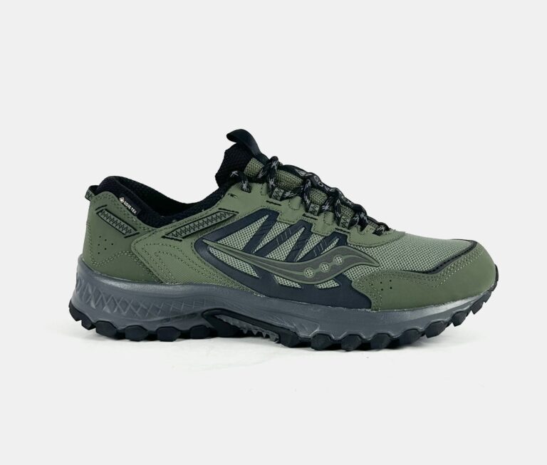 Saucony Grid Peak Goretex Outdoor Herren Schuhe (grün) Gr. 42,5