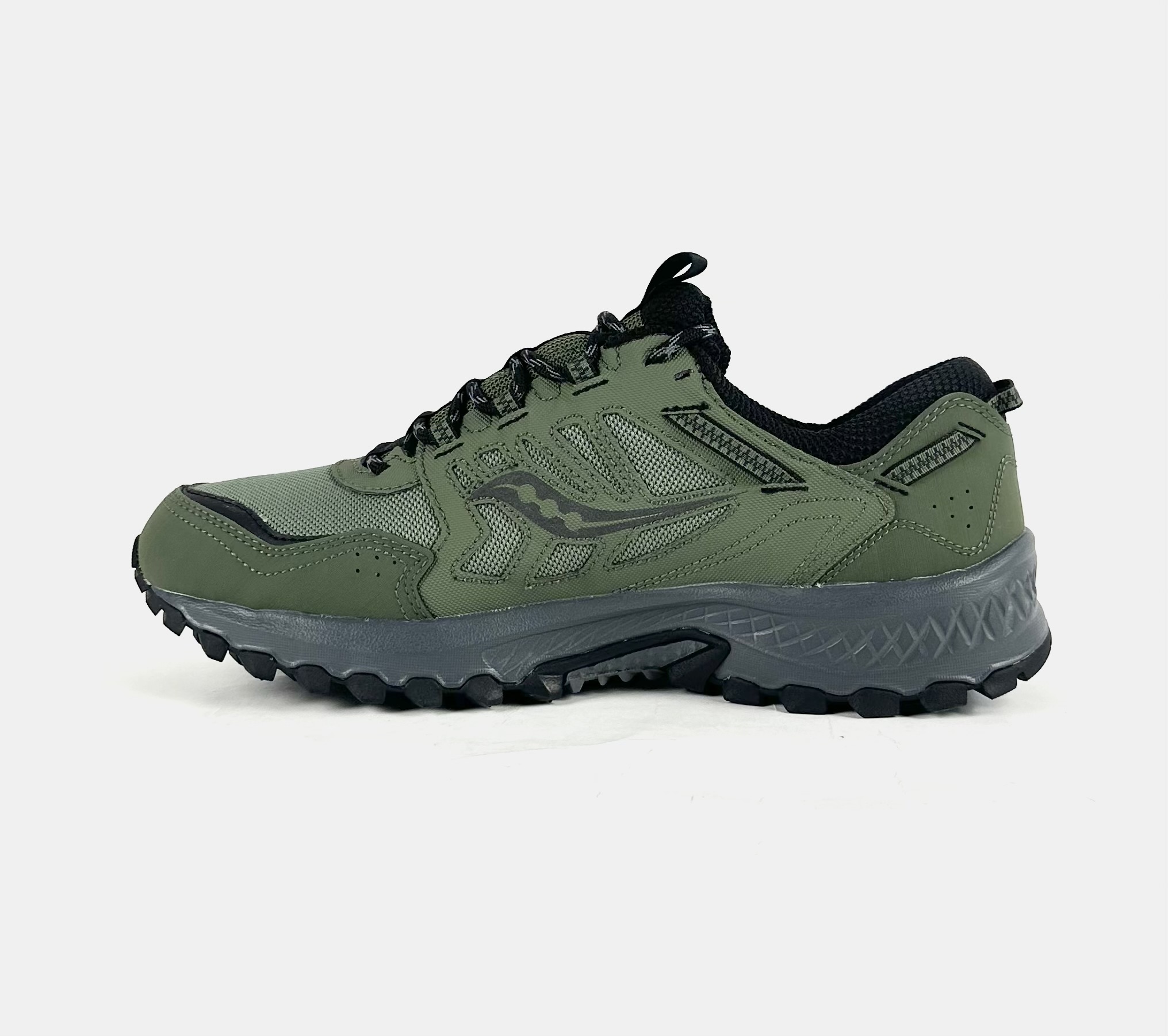 Saucony Grid Peak Goretex Herren Schuhe grun meinsportline