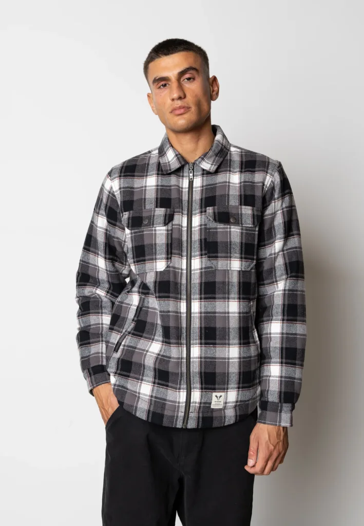 Fat Moose Holger Overshirt Hemd Jacke (grau)