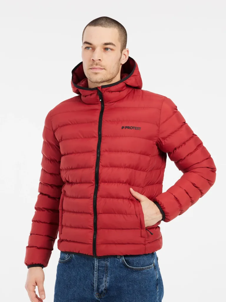 Protest Basso Steppjacke Herren Jacke (rot)