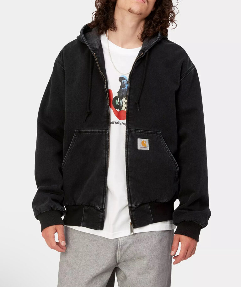 Carhartt Wip OG Active Jacke Winter Stone Washed (schwarz)