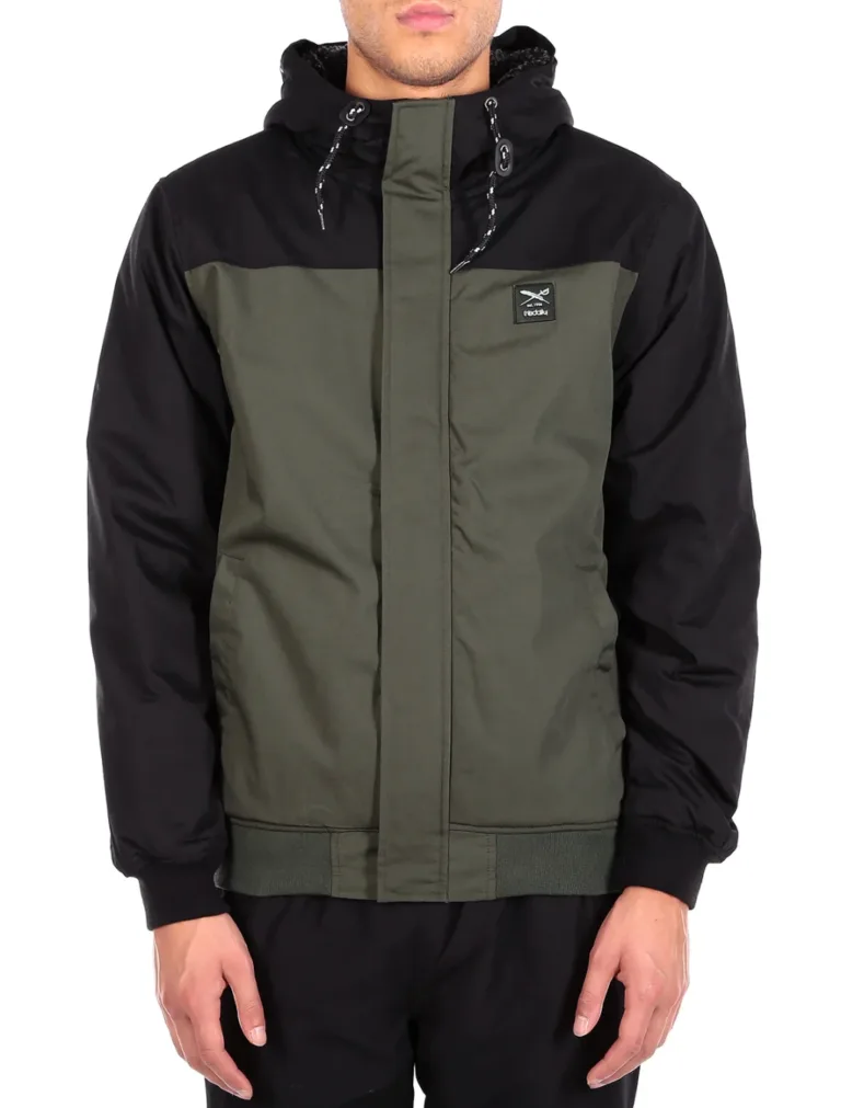 Iriedaily Eissegler Winter Jacke (schwarz/grün)