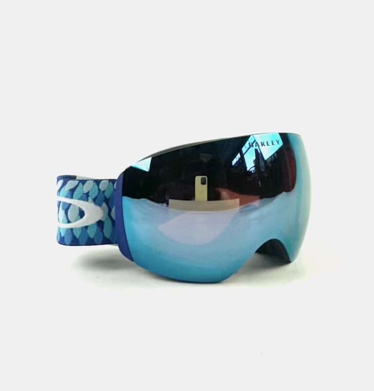 Oakley Flight Deck L Goggle SkiSnowboard Brille Mikela Shiffrin Pro Sapphire Iridium (blau)