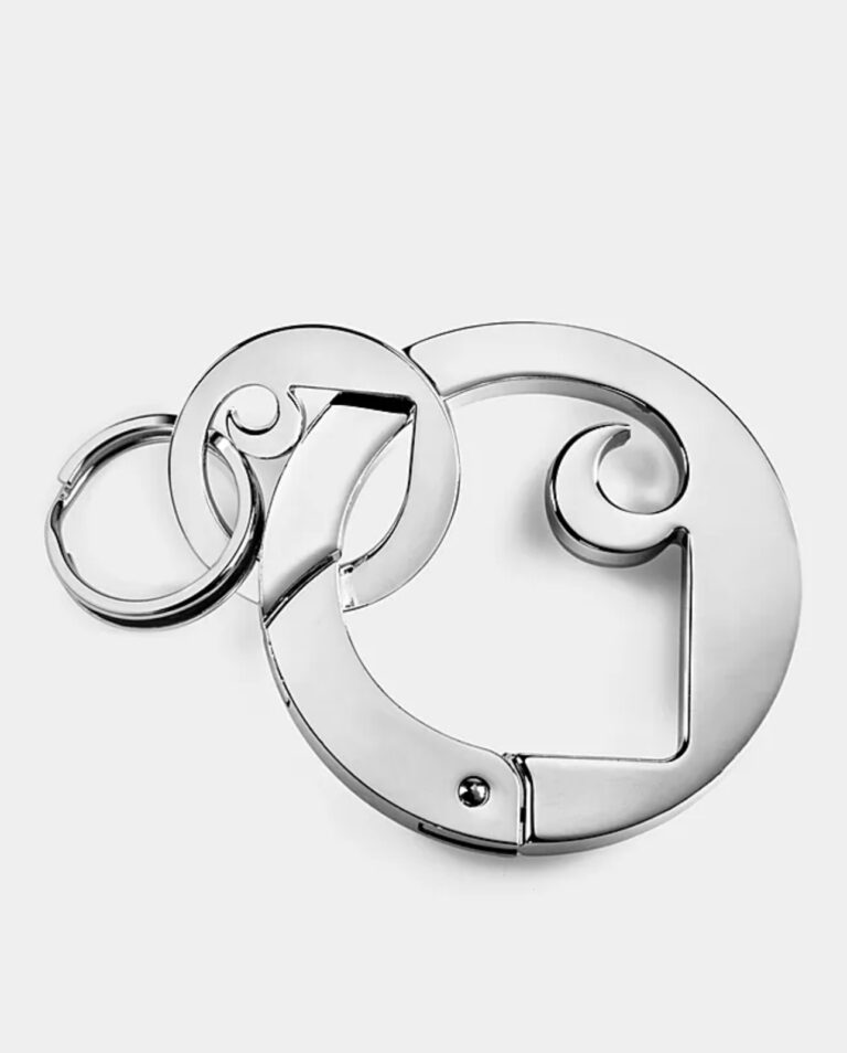 Carhartt Wip Charms Carabiner Schlüsselring (silber)
