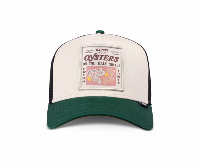 Djinns Food Oysters Trucker Cap (beige/schwarz)
