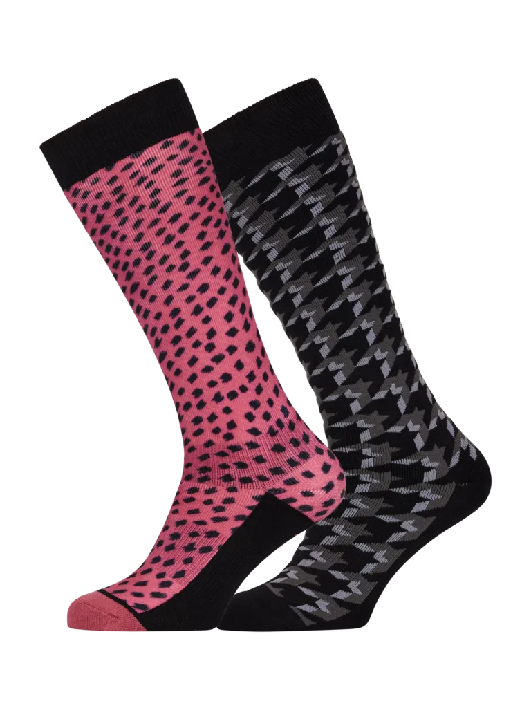 Protest Lila Ski Snowboard Socken Damen 2 Paar (schwarz)