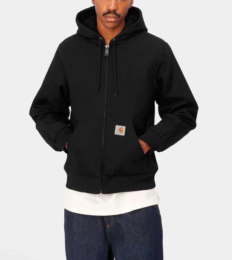 Carhartt Wip Active Winter Jacke Dearborn Canvas Gr.M (schwarz)