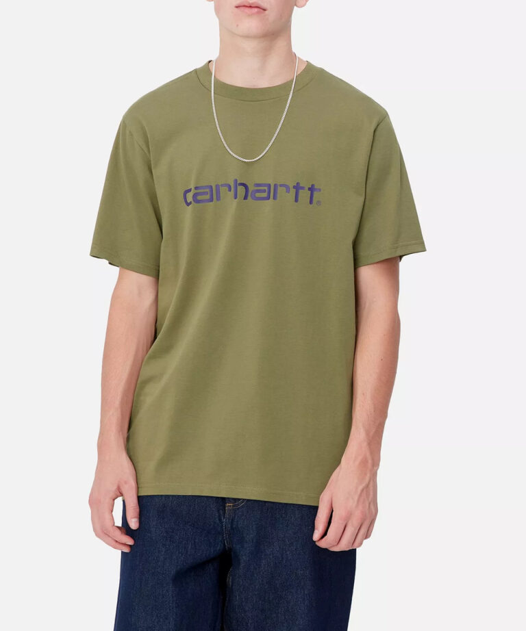 Carhartt Wip Script Logo T-Shirt Capulet (grün)
