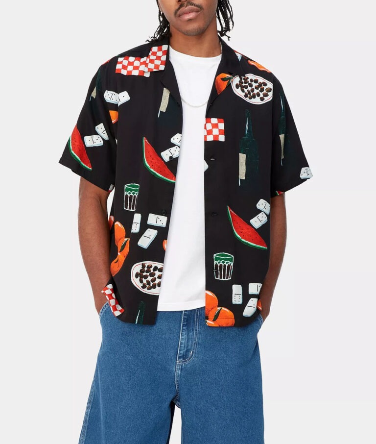 Carhartt Wip Isis Maria Dinner Satin Hemd gr.S (schwarz)