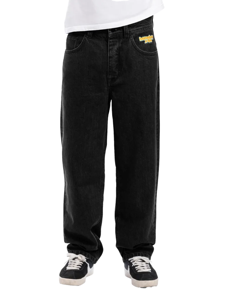 Homeboy X Tra Loose Fit Denim Jeans Washed Black (schwarz)