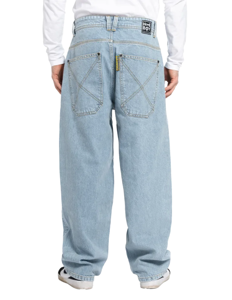 Homeboy X Tra Monster Super Loose Fit Hose Moon (blau)