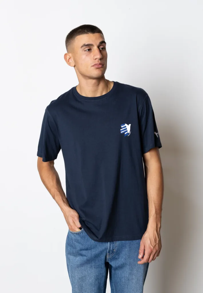 Fat Moose GUS Print T-Shirt (blau)
