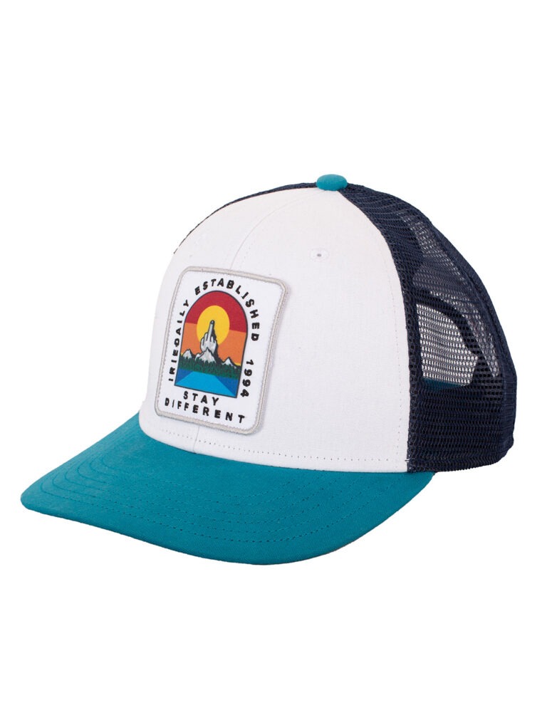 Iriedaily Stonefinger Trucker Cap (blau/grün)