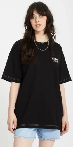 Volcom Stoneher Damen Oversize T-Shirt (schwarz)