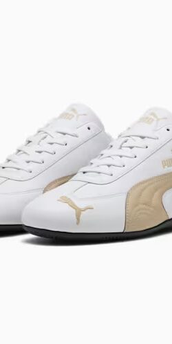 Puma Speedcat Premium Leder Sneaker Almond White (weiß)