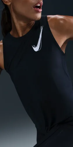 Nike ONE Dri Fit Damen Tank Top (schwarz)