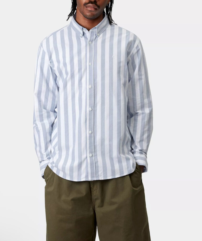 Carhartt Wip Dillion Oxford Hemd (weiß/blau)