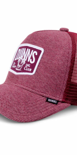 Djinns DNC Trucker Cap Wafflemelange (rot)