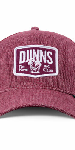 Djinns DNC Trucker Cap Wafflemelange (rot)