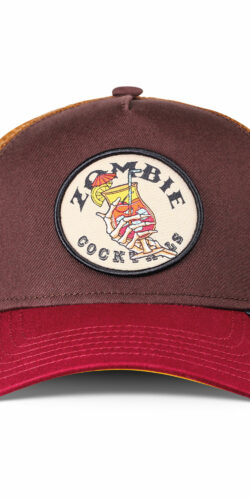 Djinns Food Zombie Trucker Cap (braun/rot)