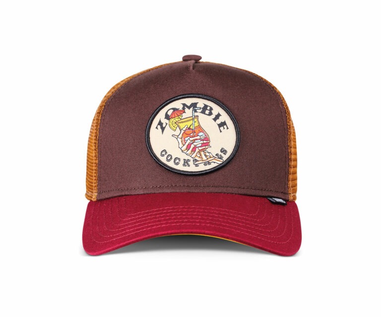 Djinns Food Zombie Trucker Cap (braun/rot)
