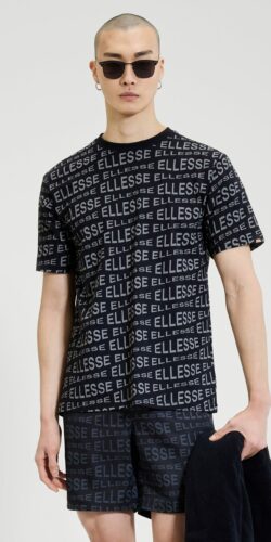 Ellesse Distoria Print T-Shirt (schwarz)