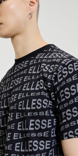 Ellesse Distoria Print T-Shirt (schwarz)