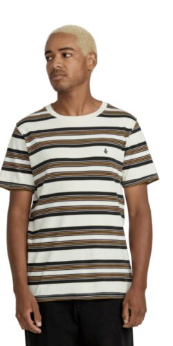 Volcom Parotic Crew T-Shirt (beige/schwarz)