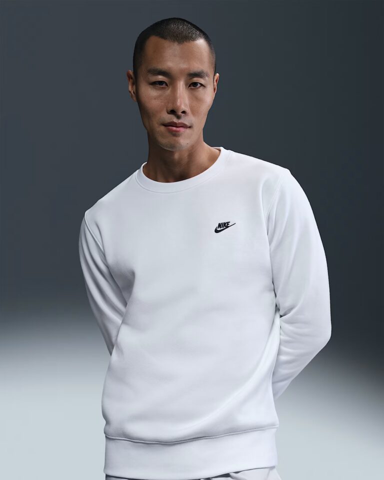 Nike Club Fleece Pullover (weiß)